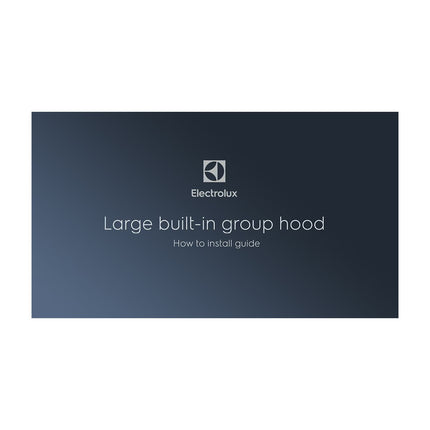 Hotte plafond ELECTROLUX LFG615X
