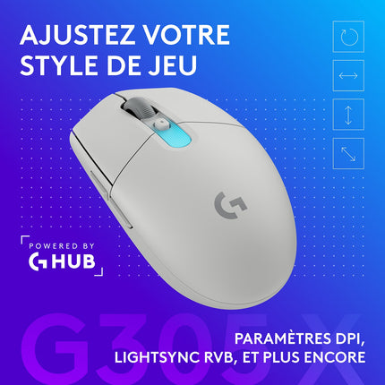Souris Gamer Sans Fil LOGITECH G305 X Lightspeed EWR