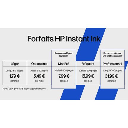 Imprimante jet d'encre HP Envy 6132e/6120e éligible Instant Ink