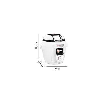 Cookeo MOULINEX Multicuiseur Airfryer Cookeo Infinity sans pale Blanc CE9721F0 16 modes de cuisson, 6,5 L