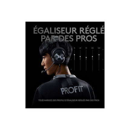 Casque gamer LOGITECH G PRO X GAMING Casque + Support