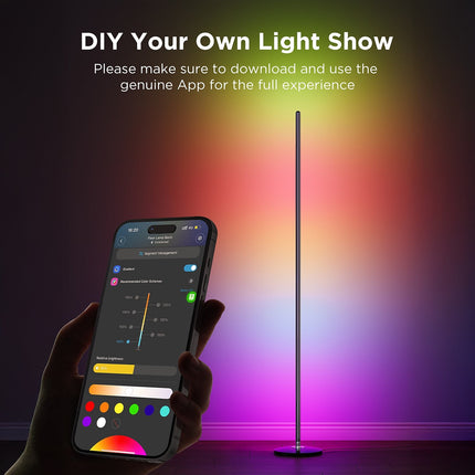 Lampe connectée GOVEE Lampadaire RGBICW 136 CM