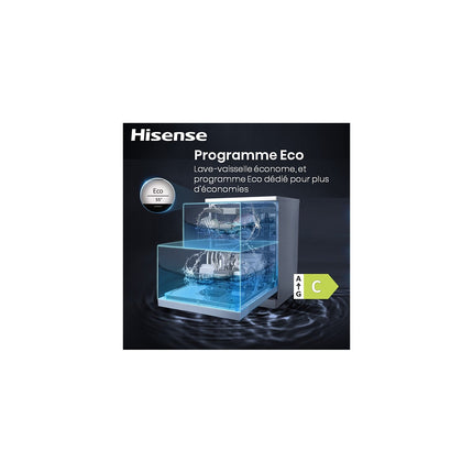 Lave vaisselle 60 cm HISENSE HS642C90X