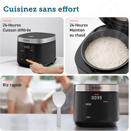 Cuiseur riz COSORI KOSP0020EUN Multi-cooker,Noir, 5 L
