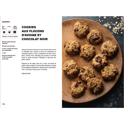 Livre de cuisine HACHETTE Airfryer Ninja - Recettes Express 50 rec