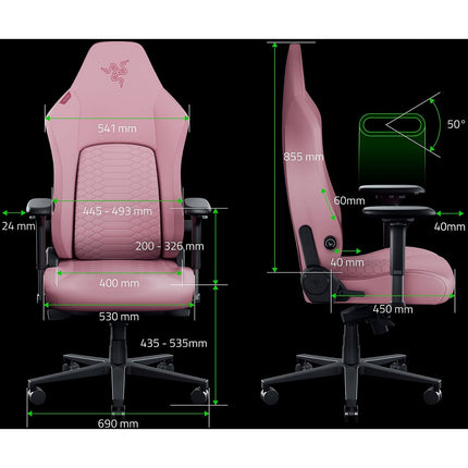 Chaise gaming RAZER Iskur V2 NewGen Quartz