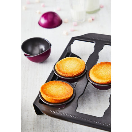 Moule à gâteau TEFAL Creabake trio domes 7.5 cm