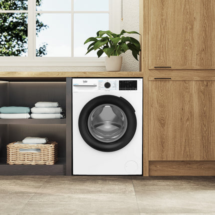 Lave linge compact BEKO BM3WFU47411B Energy Spin