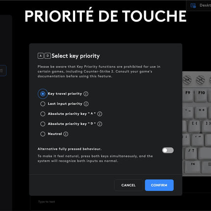 Clavier gamer LOGITECH G Pro X TKL Rapid Blanc