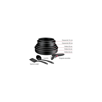 Batterie de cuisine TEFAL Ingenio Generous Cook 8pcs