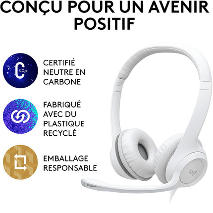 Micro-casque LOGITECH H390 avec Microphone Antibruit