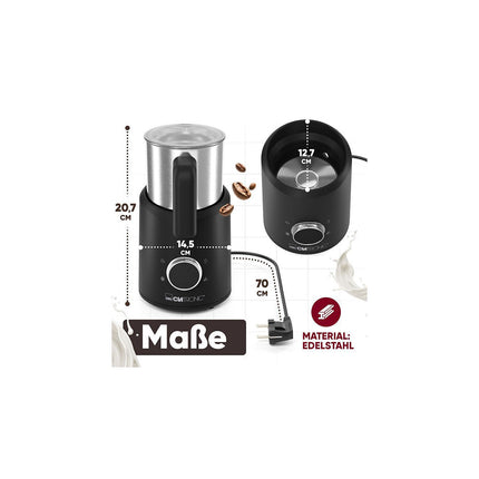 Mousseur à lait CLATRONIC MS3812-Noir