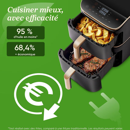 Friteuse sans huile COSORI KOSP0040EUN Turbo Tower Pro Smart, 10,8 L, panier céramique