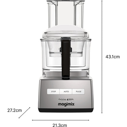 Robot multifonction MAGIMIX CS4200 XL Chrome Mat 18471F