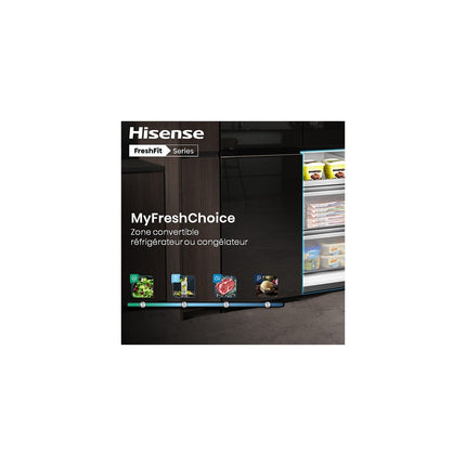 Réfrigérateur multi portes HISENSE RQ768N4GBE freshfit
