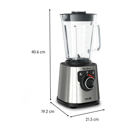 Blender MOULINEX perfect mix LM871D10 noir et metal