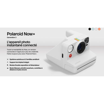 Appareil photo Instantané POLAROID Now+ Generation 3 Black