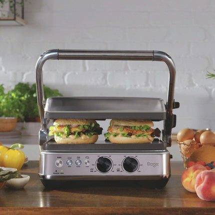 Grille-viande SAGE APPLIANCES SGR700BSS4EEU1 inox 2 zones de cuisson, plaques amovibles, 33x25 cm