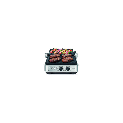 Grille-viande SAGE APPLIANCES SGR700BSS4EEU1 inox 2 zones de cuisson, plaques amovibles, 33x25 cm