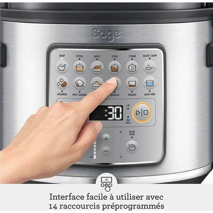 Multicuiseur SAGE APPLIANCES SPR680BSS2EEU1- The Fast Slow Go