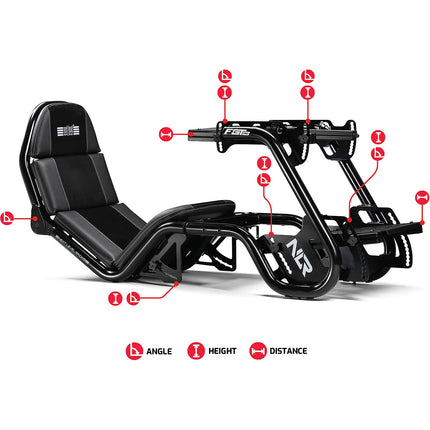 Cockpit NEXT LEVEL RACING F-GT Pro Racing Noir