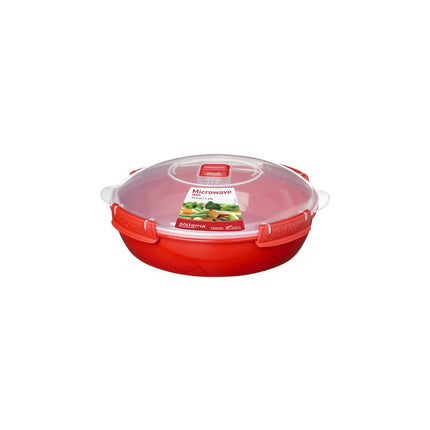 Boîte sous vide SISTEMA ronde micro-ondes clips 1.29 L