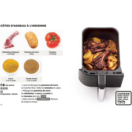 Livre de cuisine HACHETTE Simplissime Airfryer Ninja 1 plat