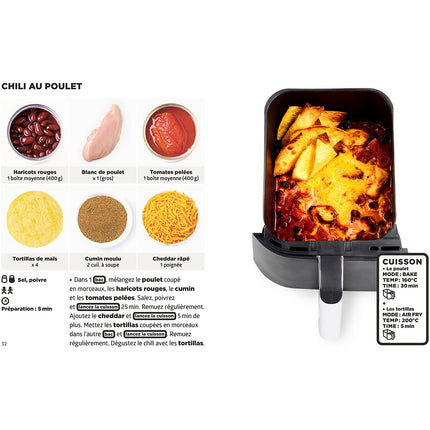Livre de cuisine HACHETTE Simplissime Airfryer Ninja 1 plat