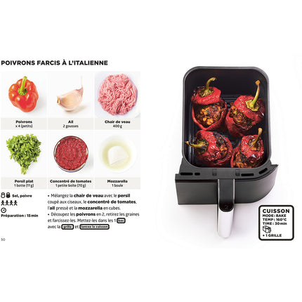Livre de cuisine HACHETTE Simplissime Airfryer Ninja 1 plat