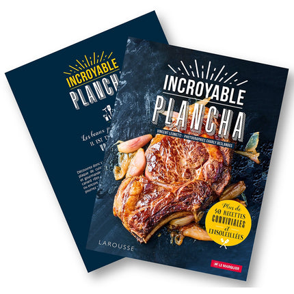 Livre de cuisine LE MARQUIER incroyable plancha LAROUSSE