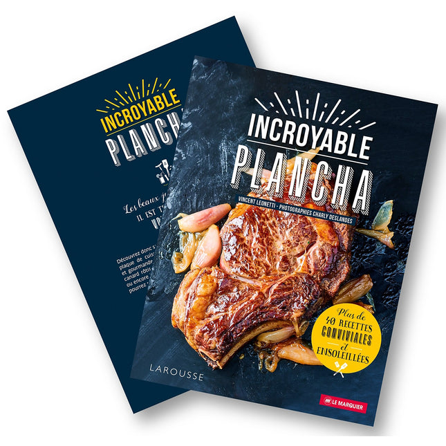 Livre de cuisine LE MARQUIER incroyable plancha LAROUSSE