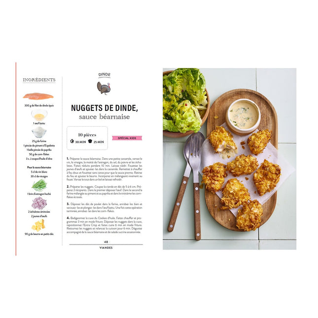 Livre de cuisine DESSAIN ET TOLRA Plat du soir avec Cookeo Extra Crisp