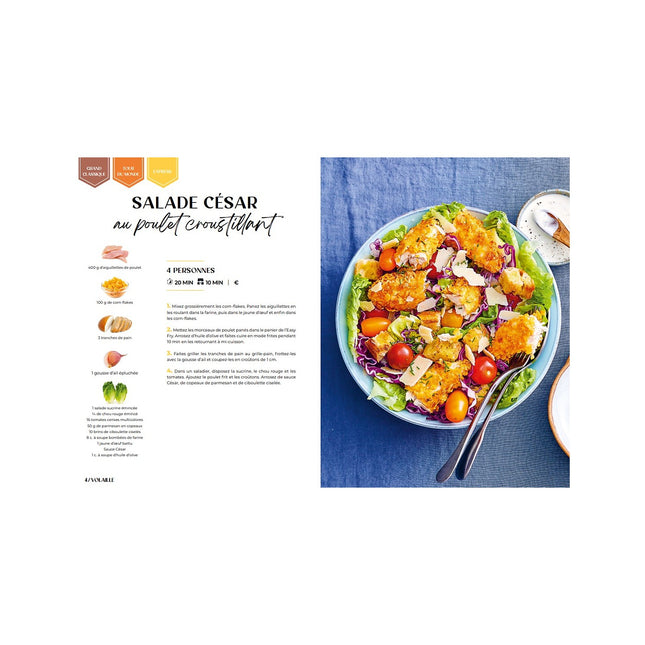 Livre de cuisine DESSAIN ET TOLRA Best of des recettes Air Fryer