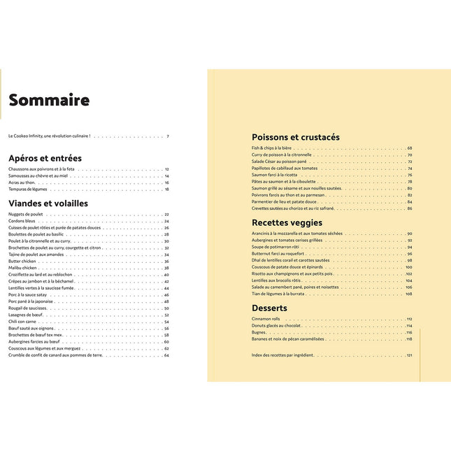Livre de cuisine DESSAIN ET TOLRA 50 recettes au Cookeo infinity