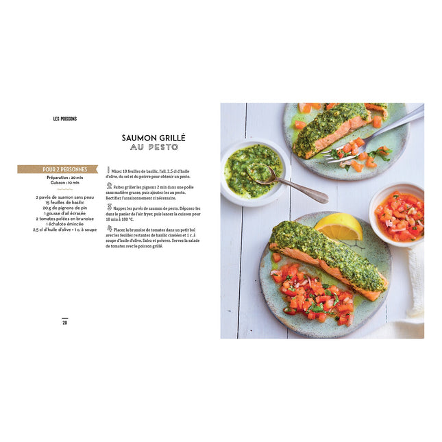 Livre de cuisine LAROUSSE Recettes express à l'air fryer