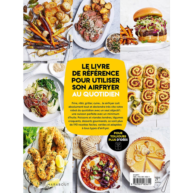 Livre de cuisine MARABOUT Airfryer - La friteuse qui cuit tout