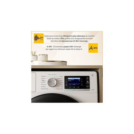 Lave linge hublot WHIRLPOOL W7X89B SILENCE FR