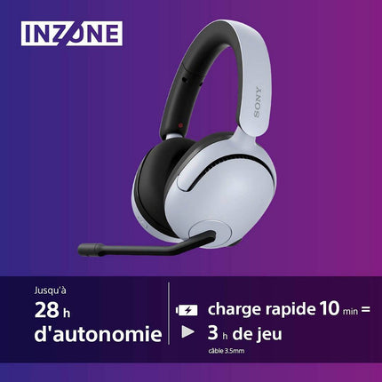 Casque gamer SONY H5 Blanc