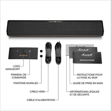 Barre de son MARSHALL HESTON 60 Noire