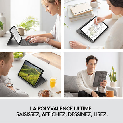 Etui LOGITECH Etui LOGITECH Folio Touch iPad Air 4 / Air 5, iPad Air 11 pouces (M2 & M3)