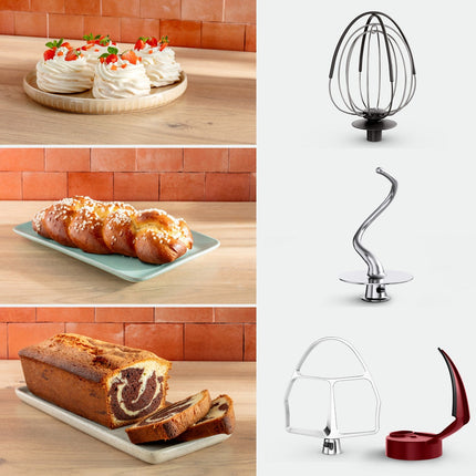 Robot pâtissier MOULINEX BAKE PARTNER + & ACC QA5458F1