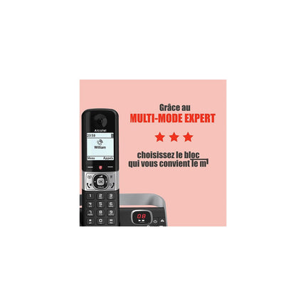 Téléphone sans fil ALCATEL F890 Voice Trio Noir