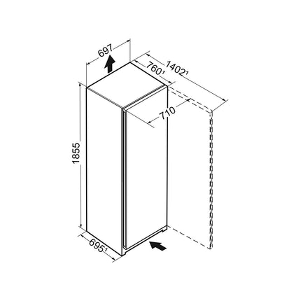 Congélateur armoire LIEBHERR FNd7227-22