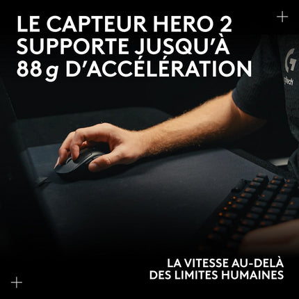 Souris Gamer Sans Fil LOGITECH Pro X superlight 2 compact Noir