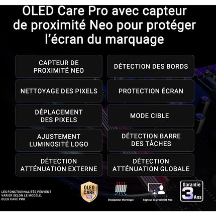 Ecran PC Gamer ASUS PG32UCDM3 32" 4K 240Hz QD-OLED HDR True Black 500 HDMI 2.1 USB-C 90W AMD FreeSync & G-Sync