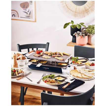 Raclette LAGRANGE element bleu abysse pierre de cuisson