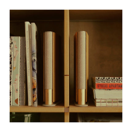 Enceinte portable BANG & OLUFSEN Beosound Emerge Gold Tone Alu/Light Oak