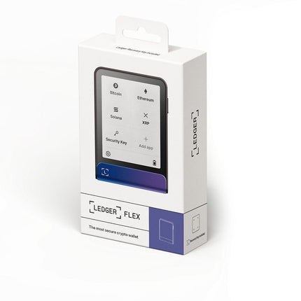 Crypto wallet LEDGER Flex Recovery key Neptune Blue