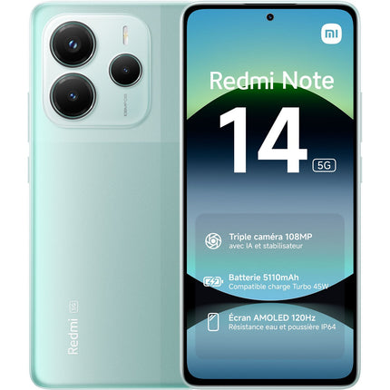 Smartphone XIAOMI Redmi Note 14 256Go 5G