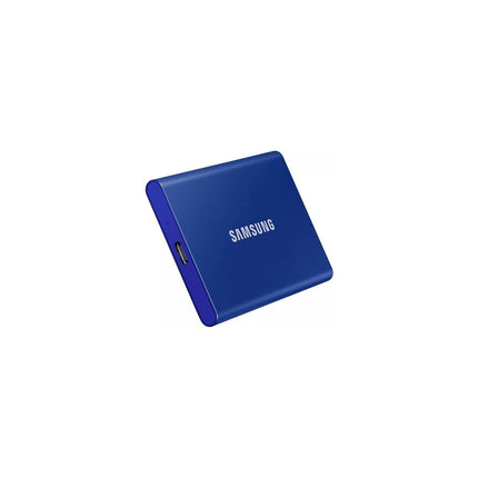 Disque dur SSD externe SAMSUNG Pack T7 bleu + housse